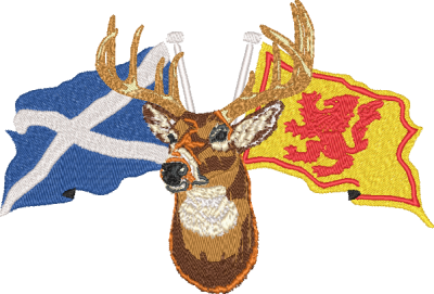 Stag with St Andrew and Golden Standard